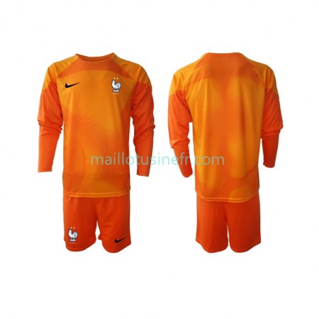 Maillot de Foot France Extérieur Gardien Coupe du monde 2022 Manches Longues - Enfant Maillot de Foot France Extérieur Gardien Coupe du monde 2022 Manches Longues - Enfant